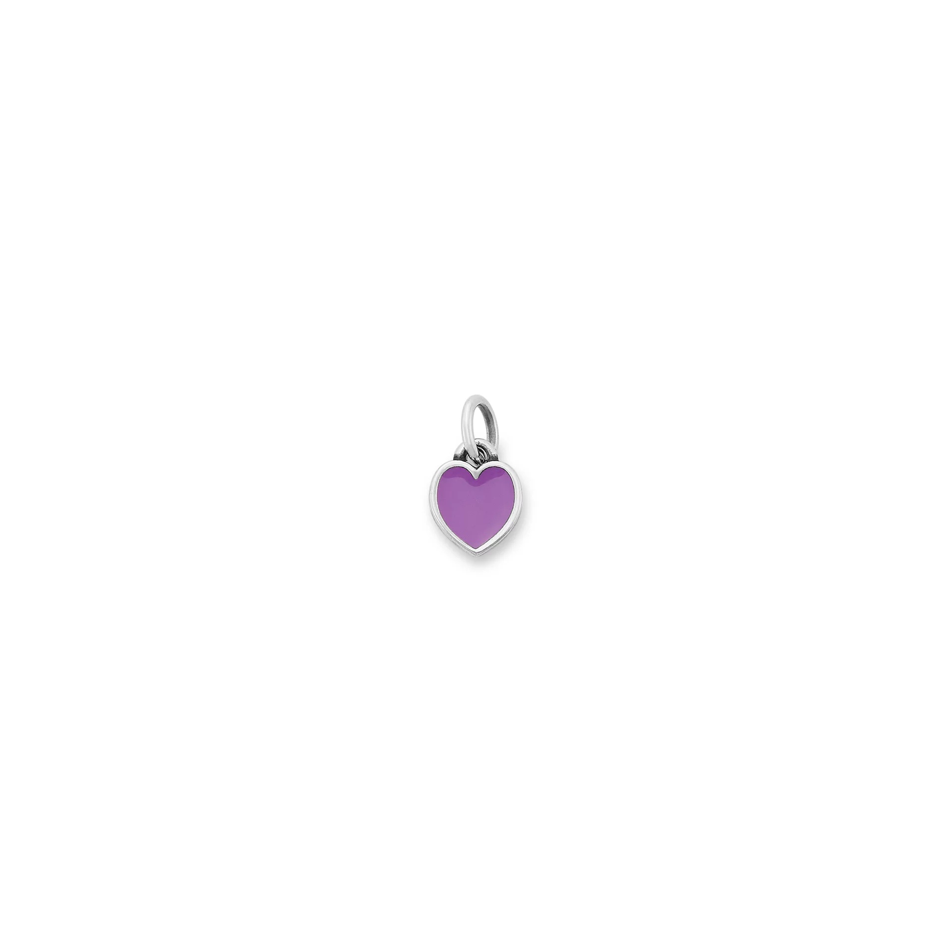 Enamel Connected Hearts Charm