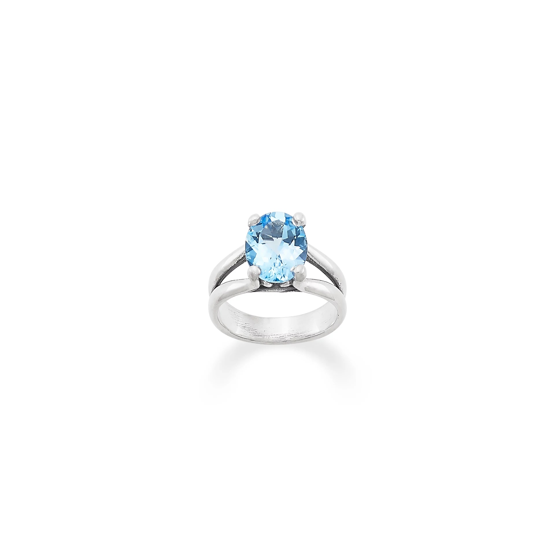 Oval Gemstone Ring