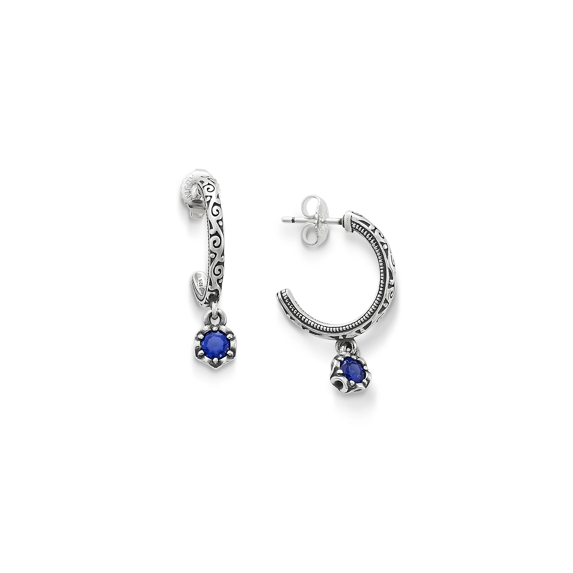 Cherished Birthstone Hoop Dangle EarShop All Rings