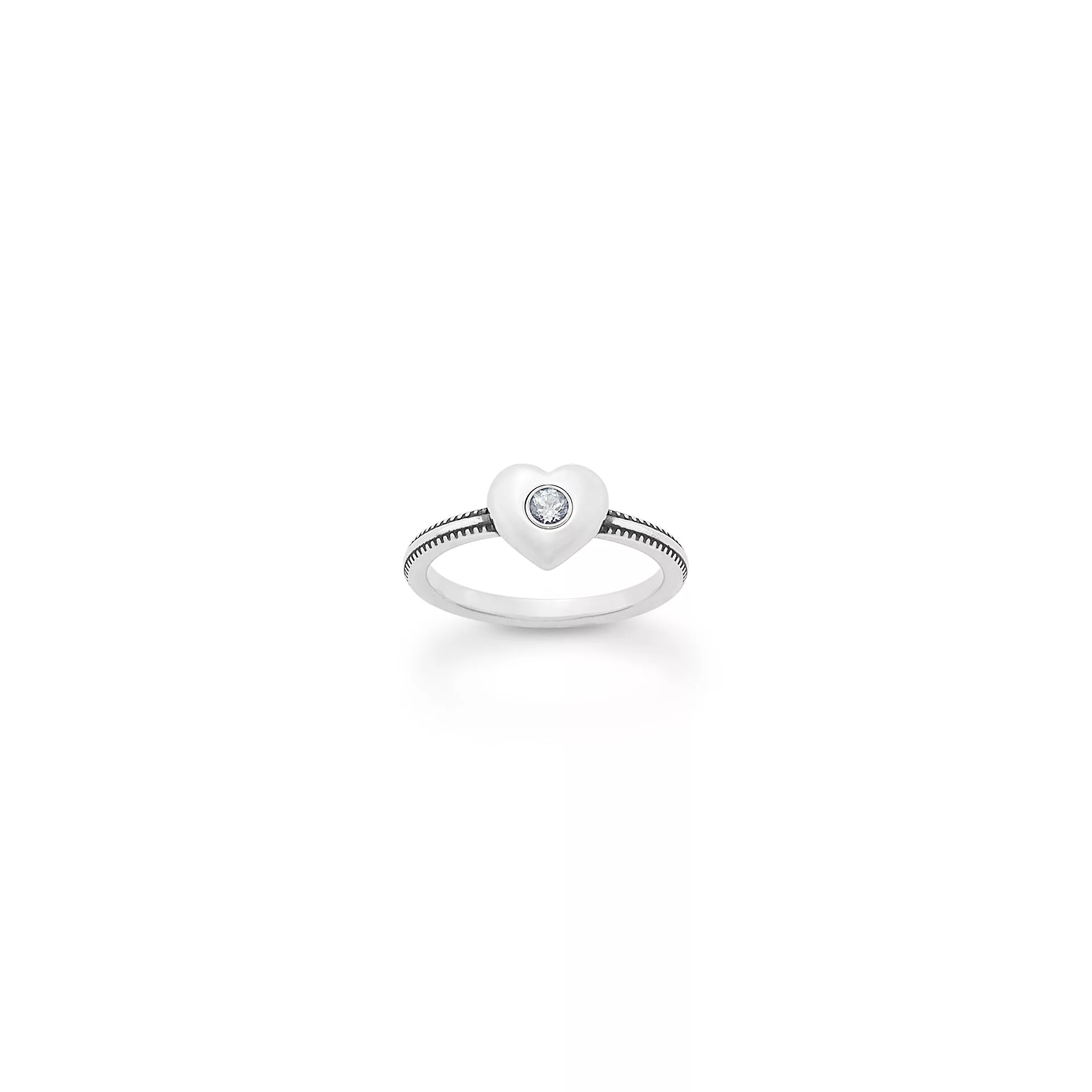 Keepsake Heart Birthstone Ring