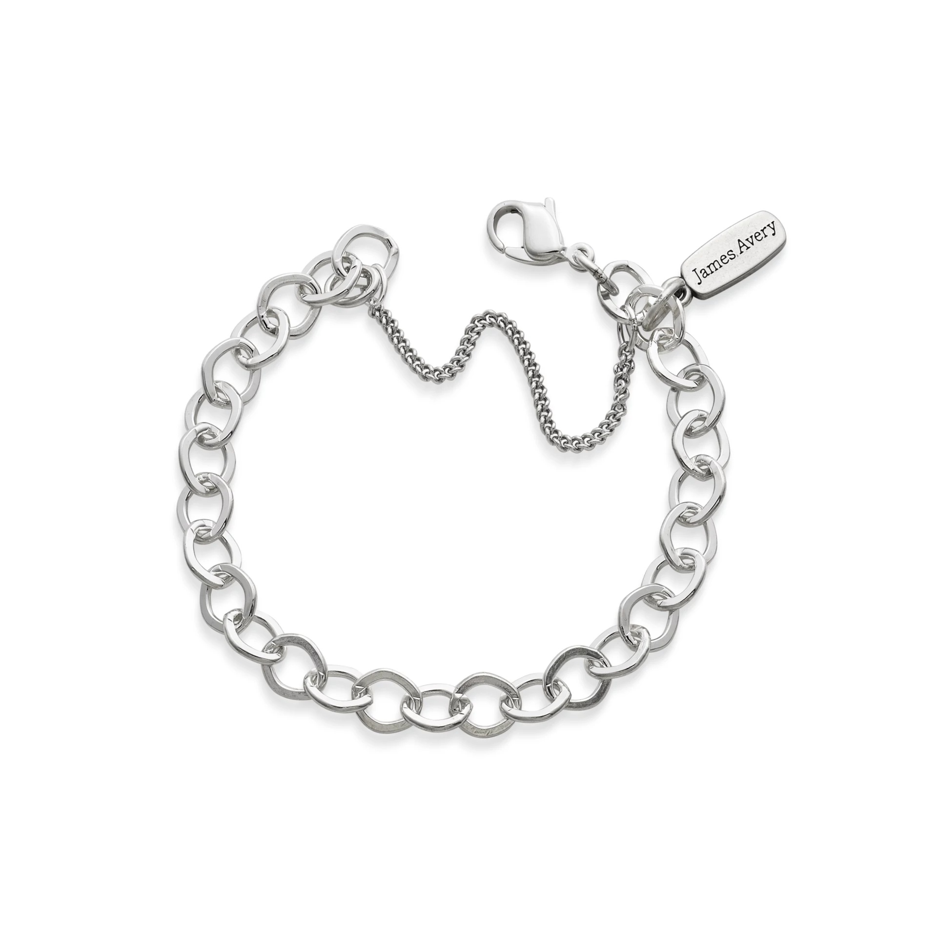 Forged Link Charm Bracelet