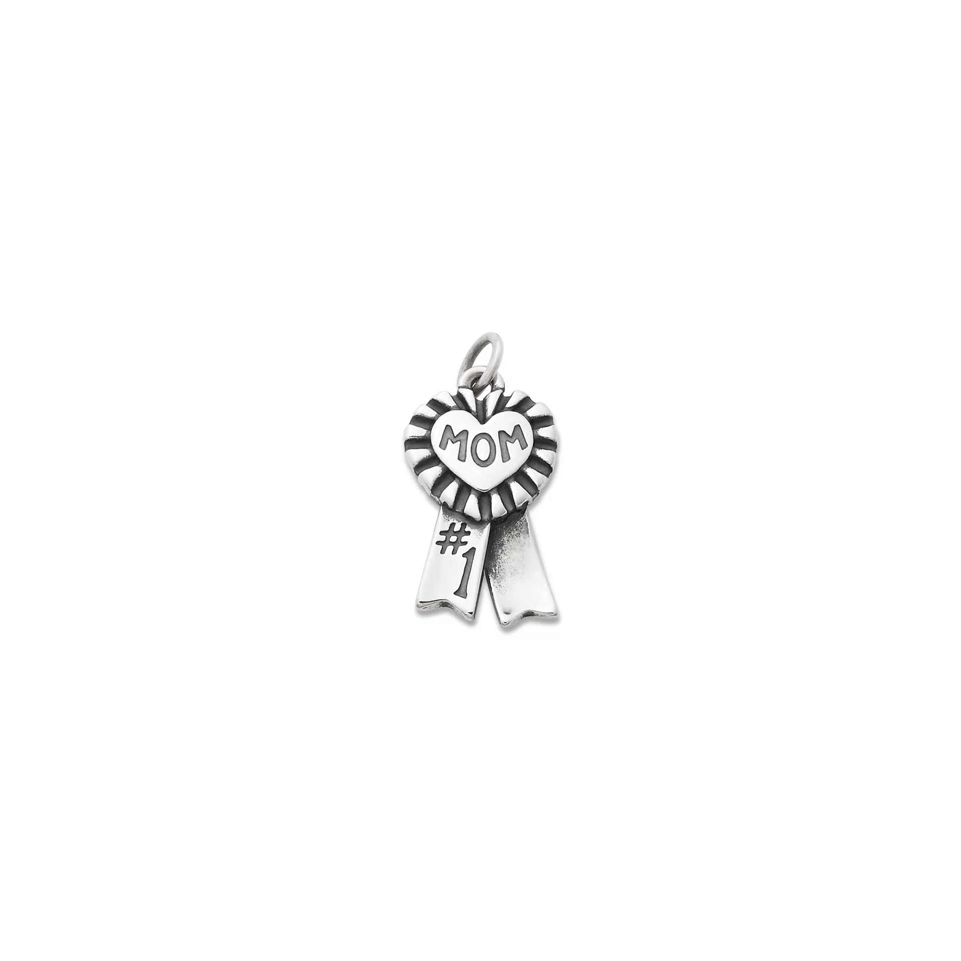 Blue Ribbon "Mom" Charm