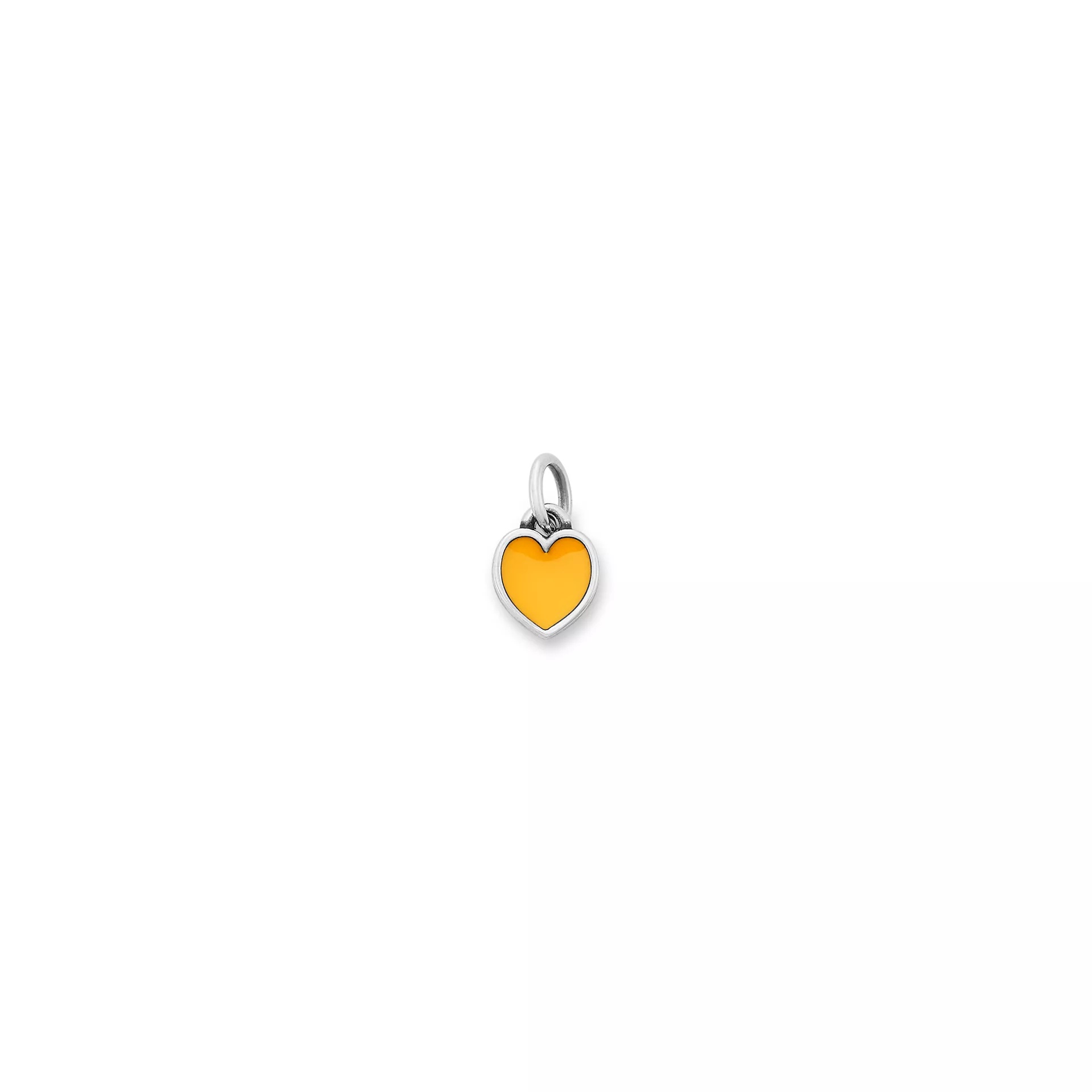 Enamel Connected Hearts Charm