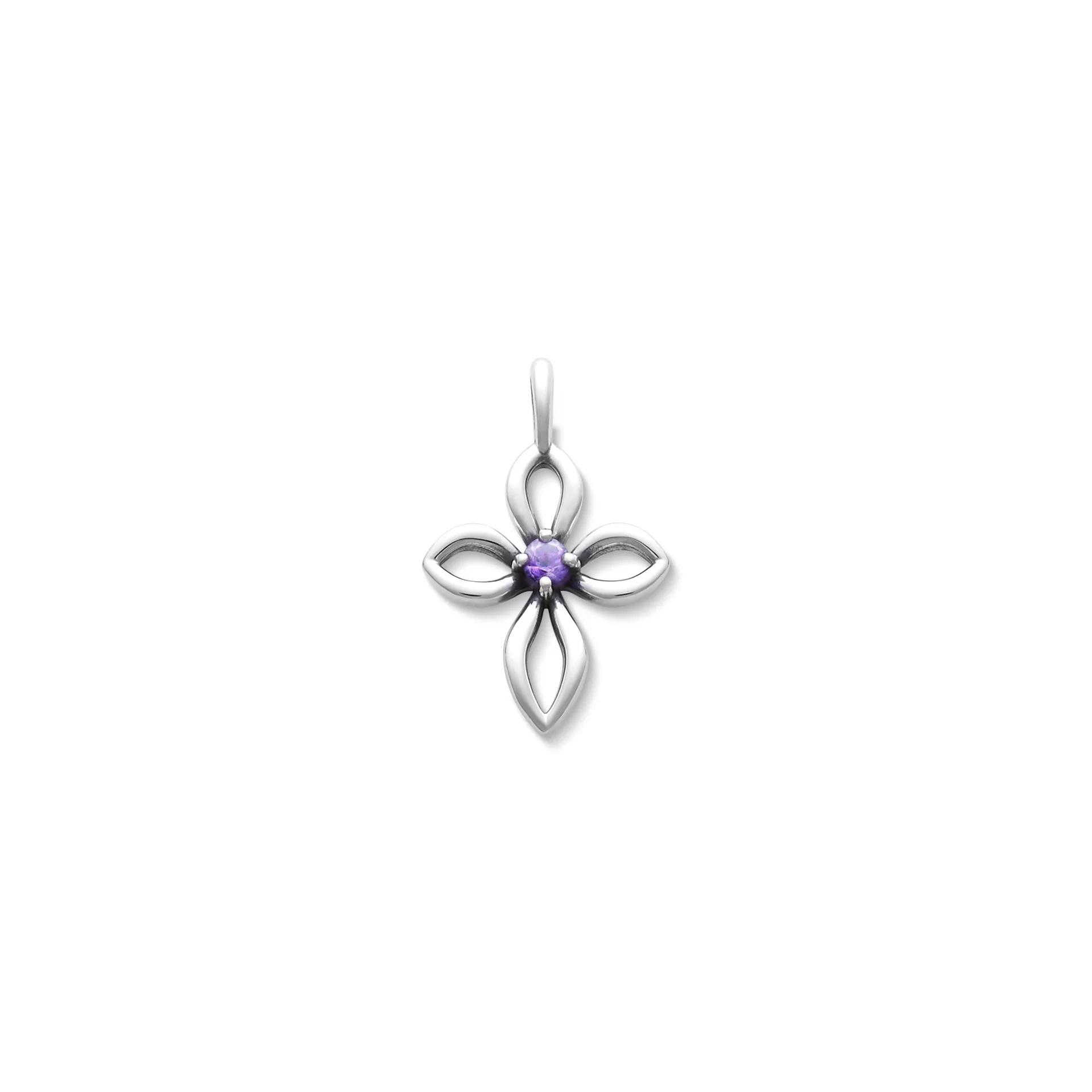 Avery Remembrance Birthstone Cross Pendant