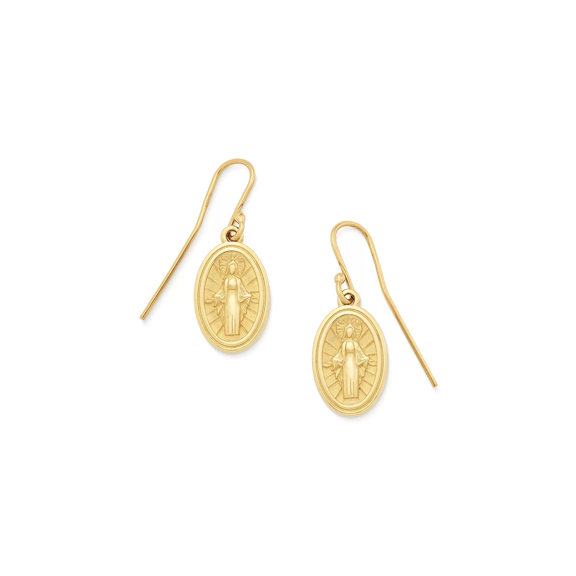 Virgin Mary Dangle EarShop All Rings
