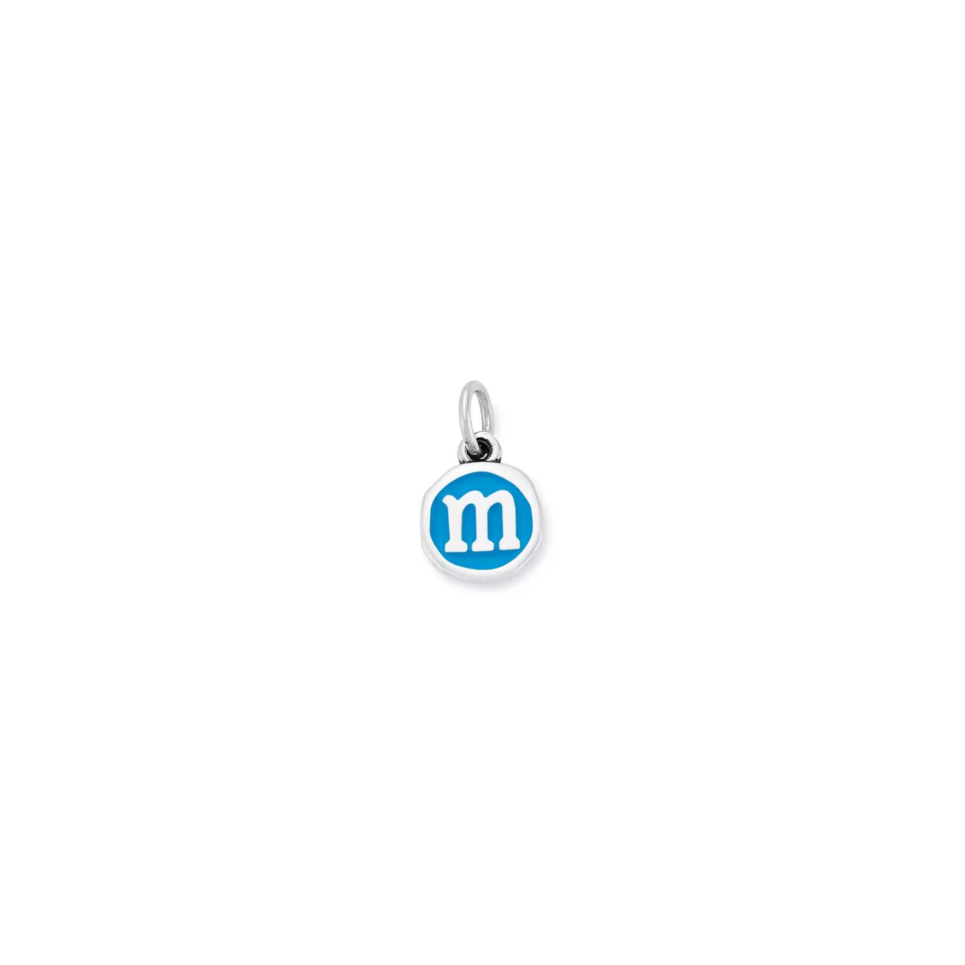 Enamel Initial Disc Charm
