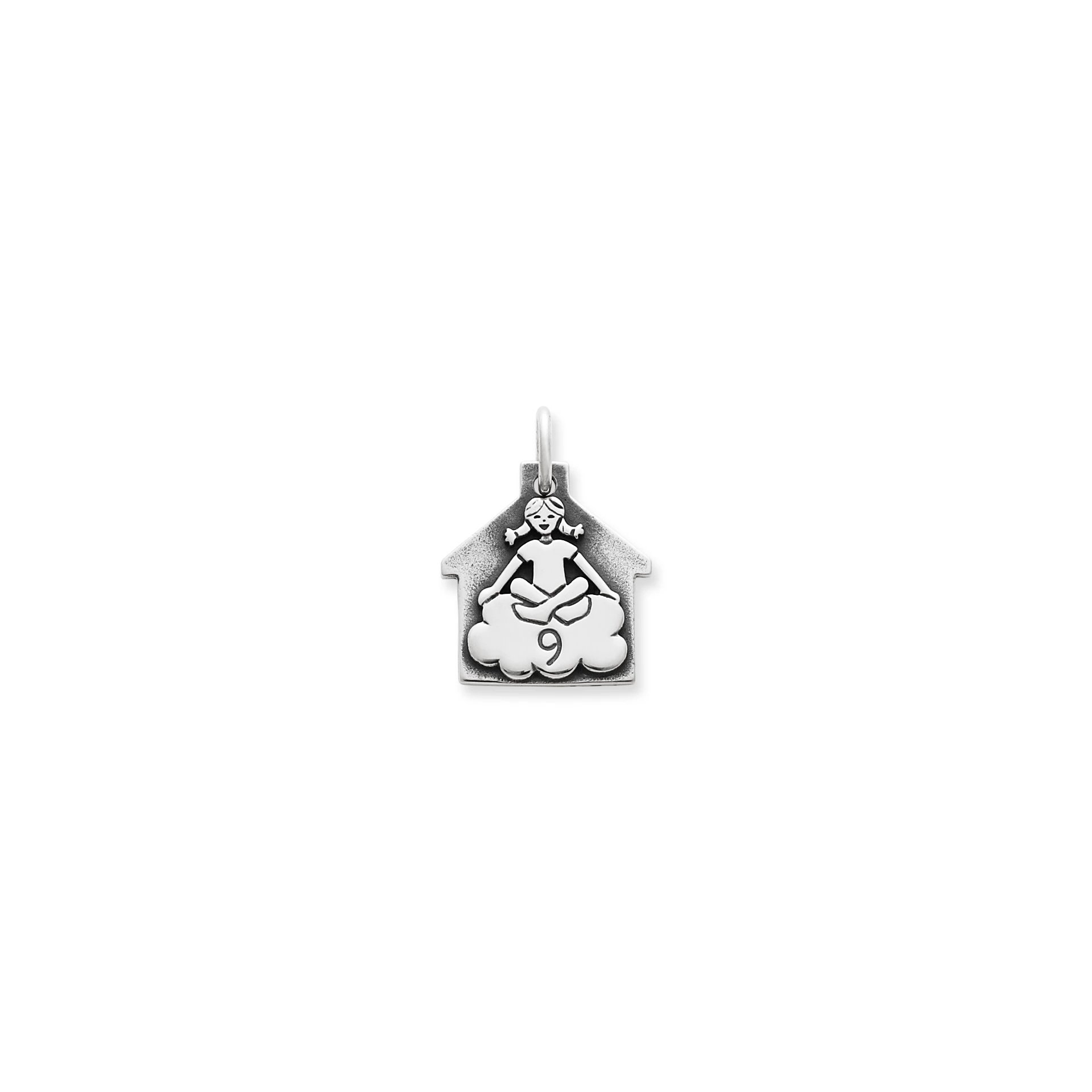 Girl in Cloud 9 Charm