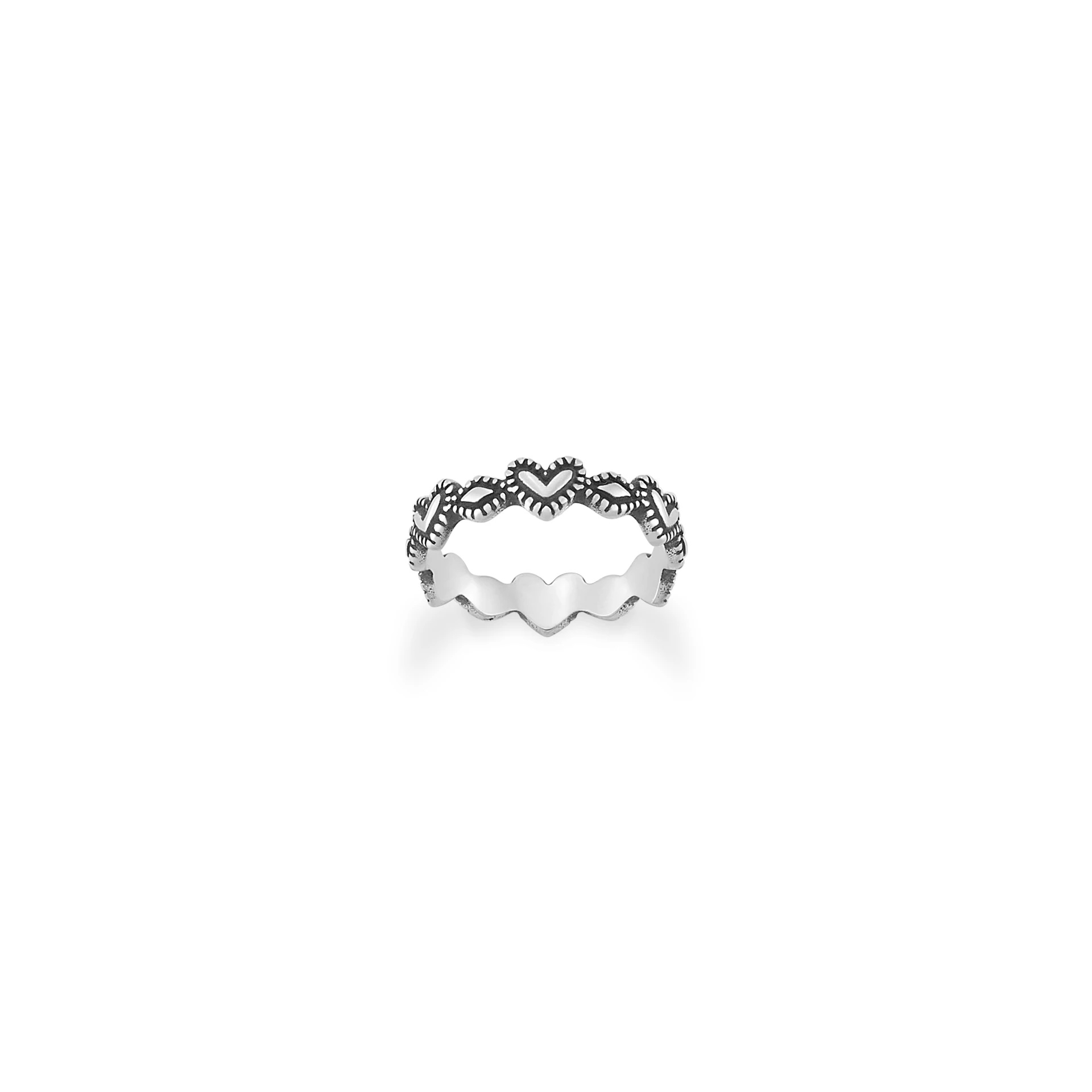 Hearts and Beads Ring