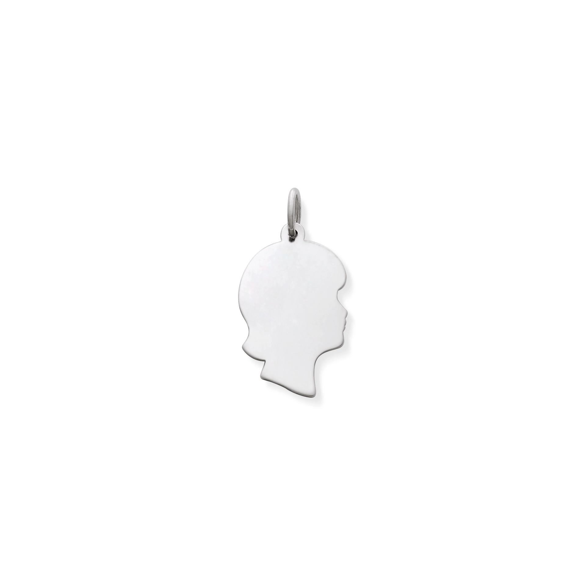 Girl Silhouette Charm