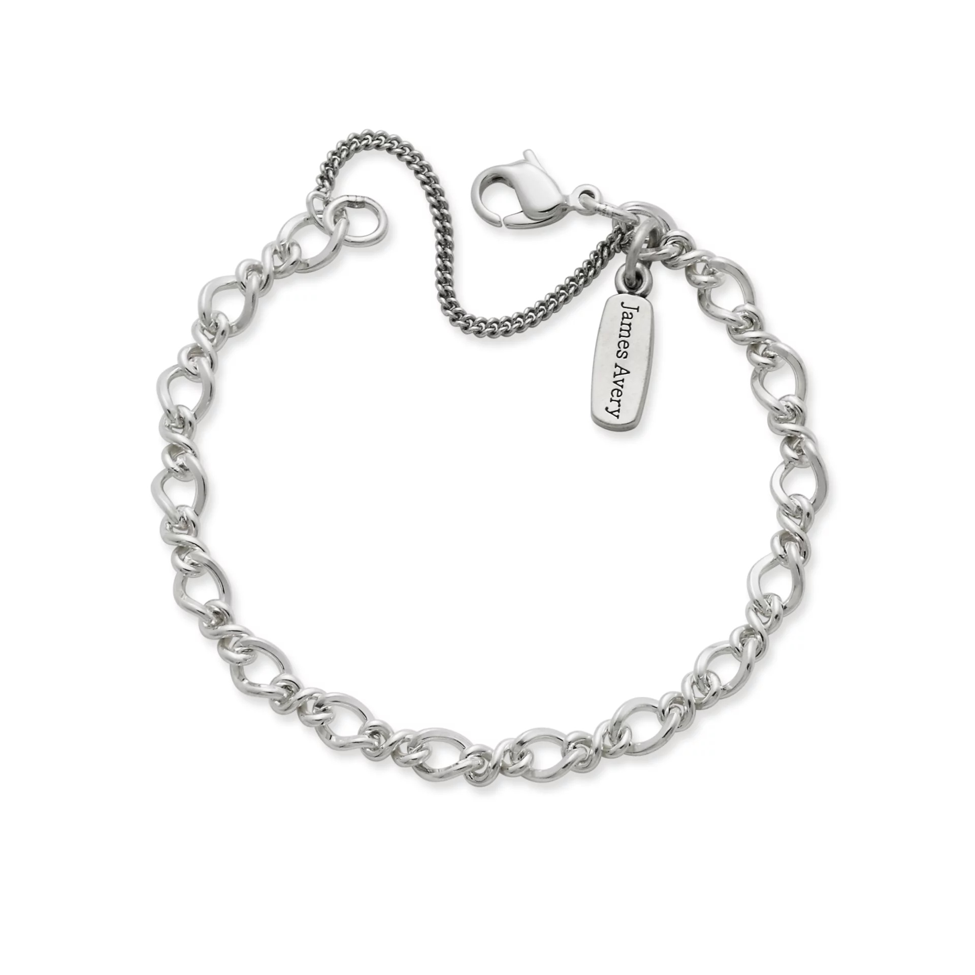 Medium Twist Charm Bracelet