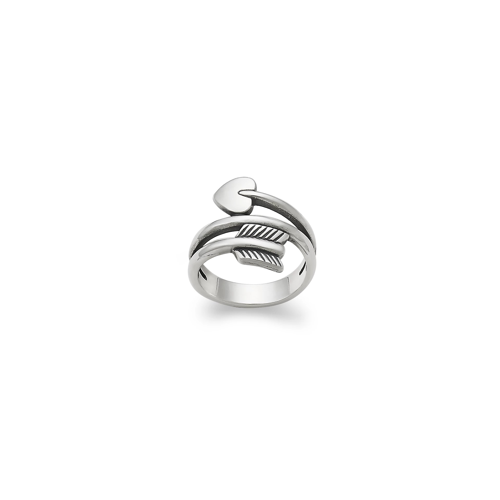 Arrow and Heart Ring