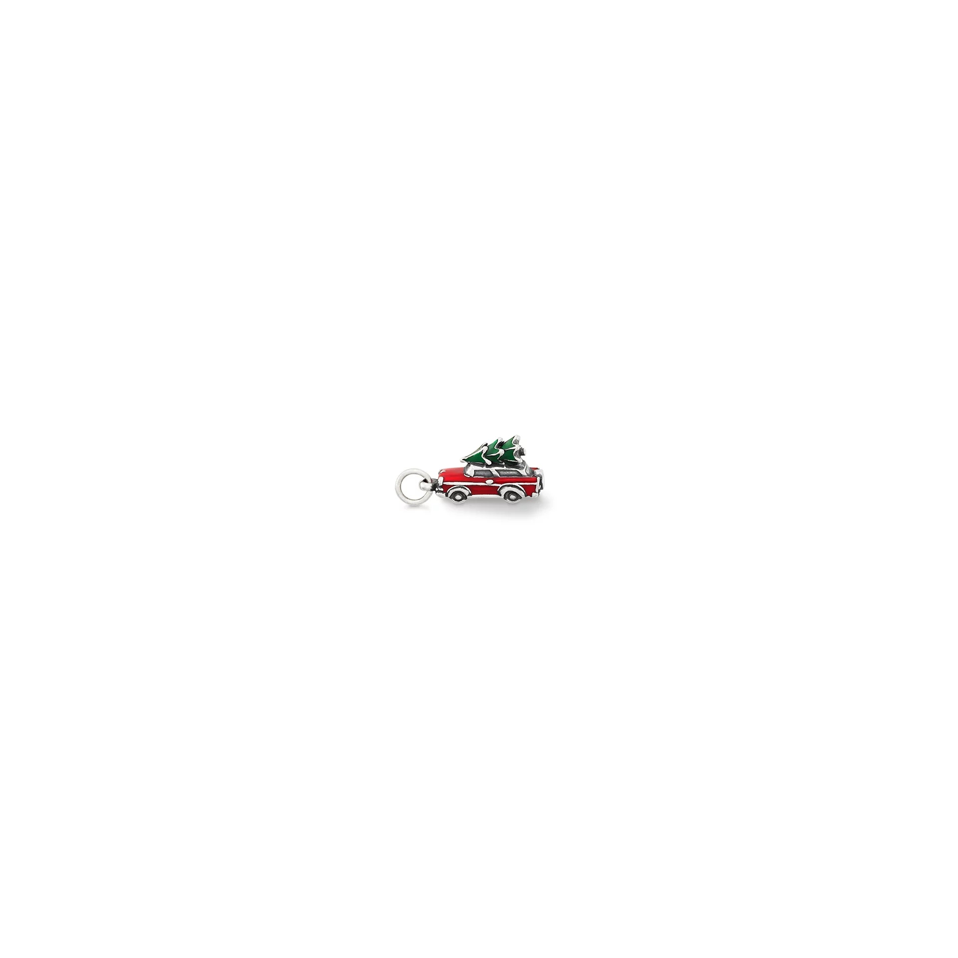 Enamel Family Christmas Tree Charm
