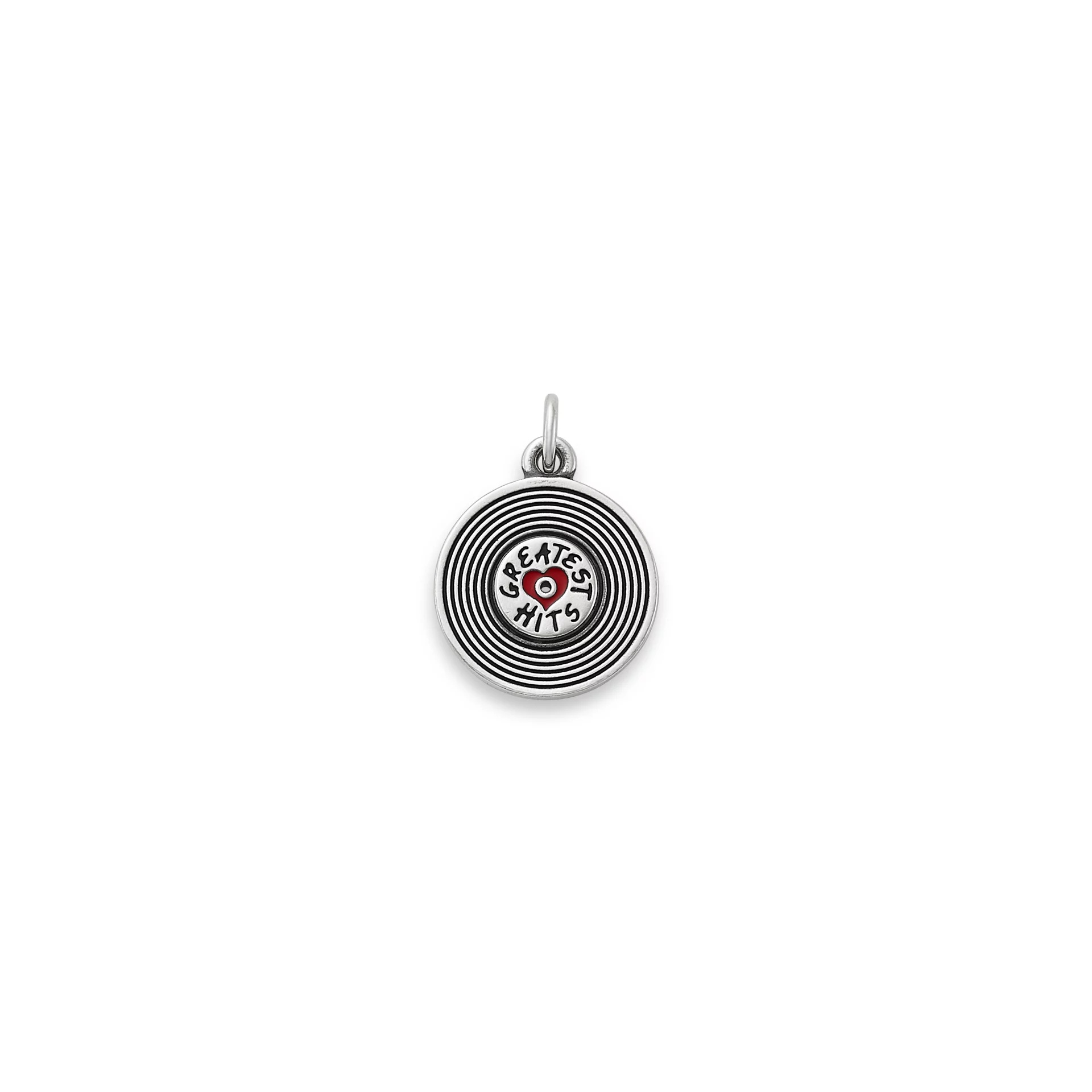 Greatest Hits Album Enamel Charm