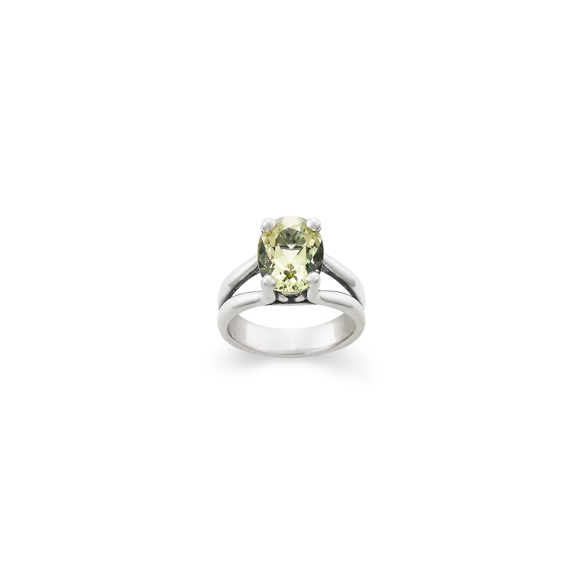 Oval Gemstone Ring