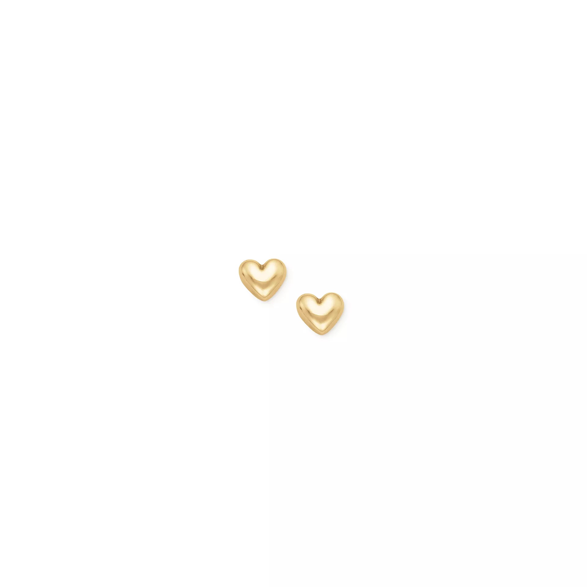 Solid Heart Studs