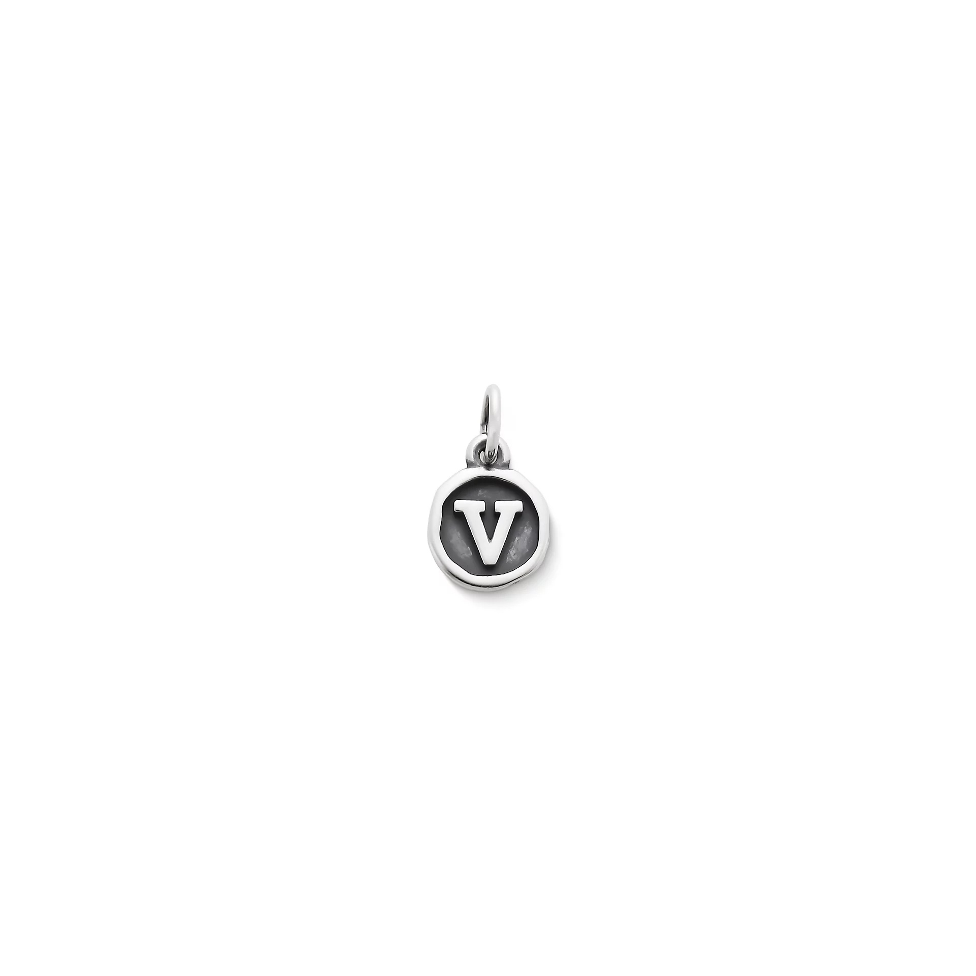 Vintage Type Initial Charm