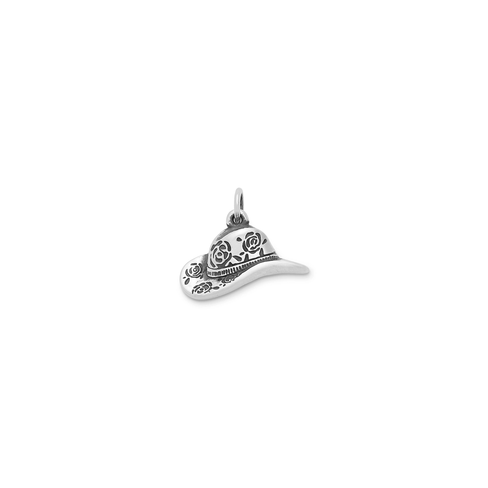 Floral Cowgirl Hat Charm