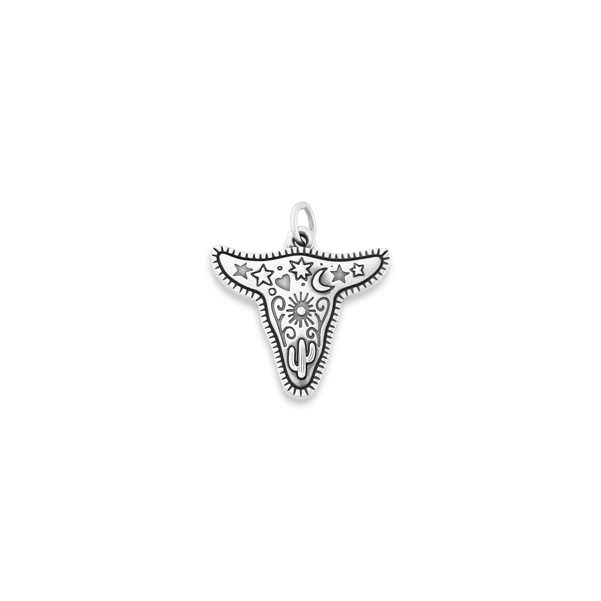 Western Sky Steer Charm