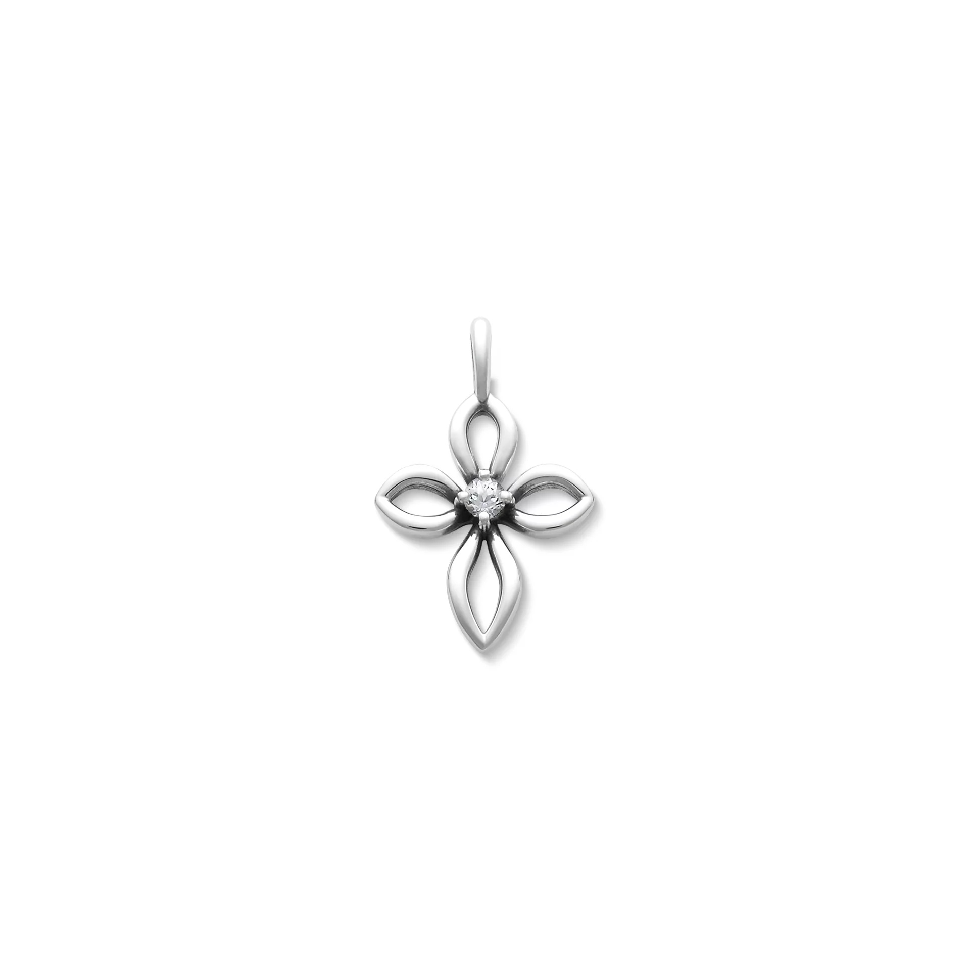 Avery Remembrance Birthstone Cross Pendant