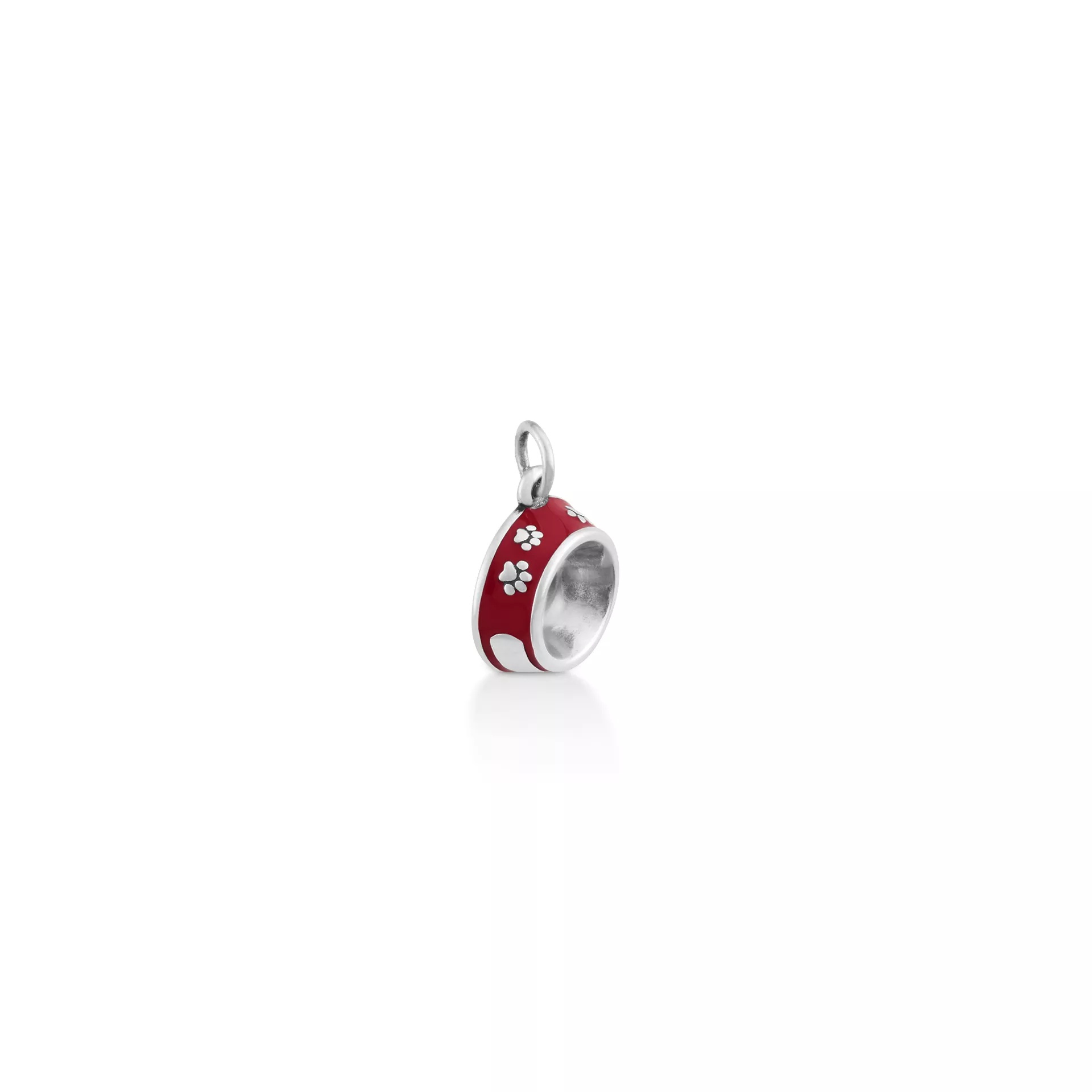 Enamel Pet Bowl Charm