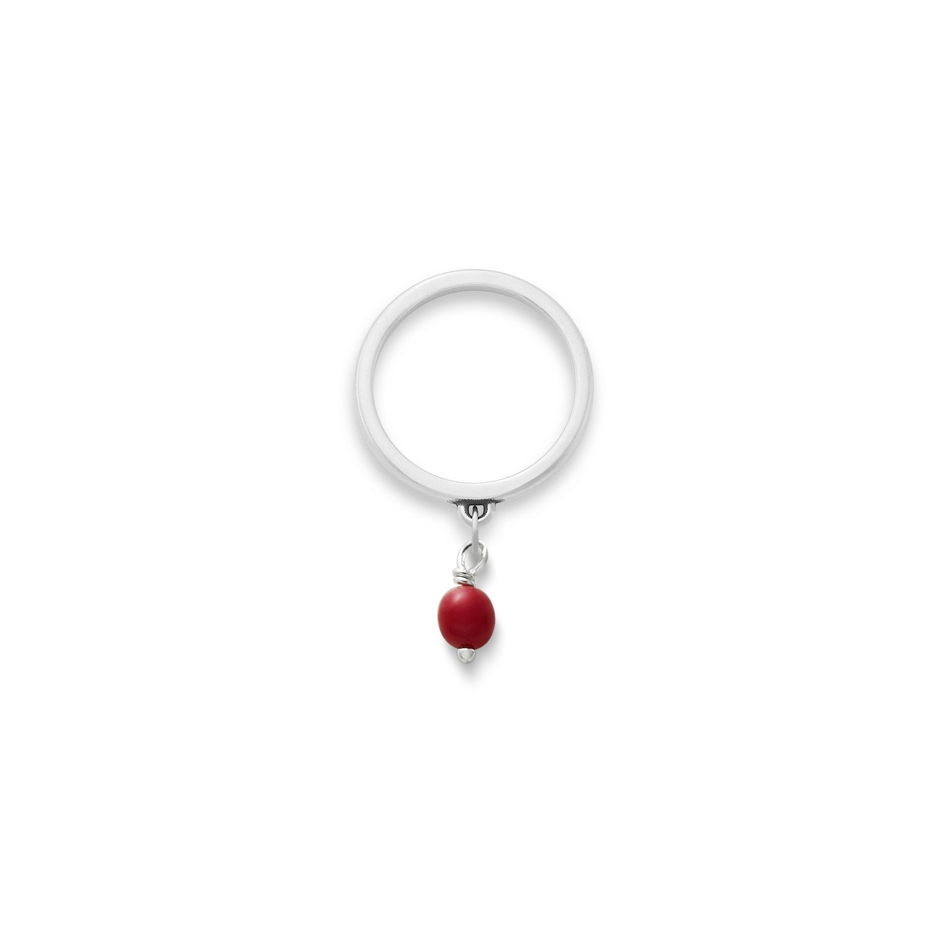 Glass Enhancer Bead Dangle Ring