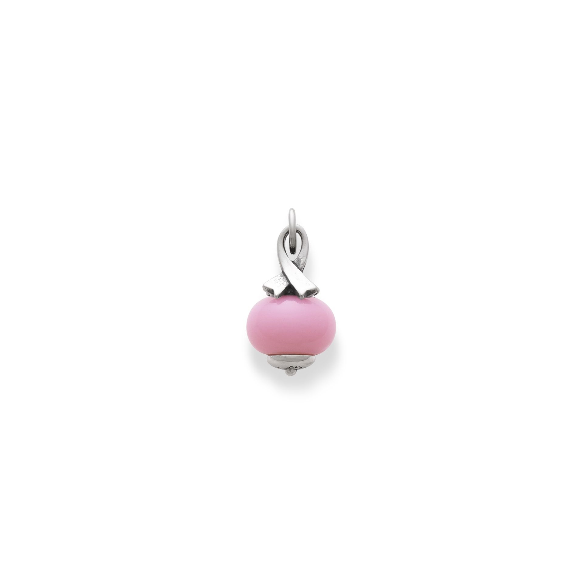 Awareness Ribbon Art Glass Charm