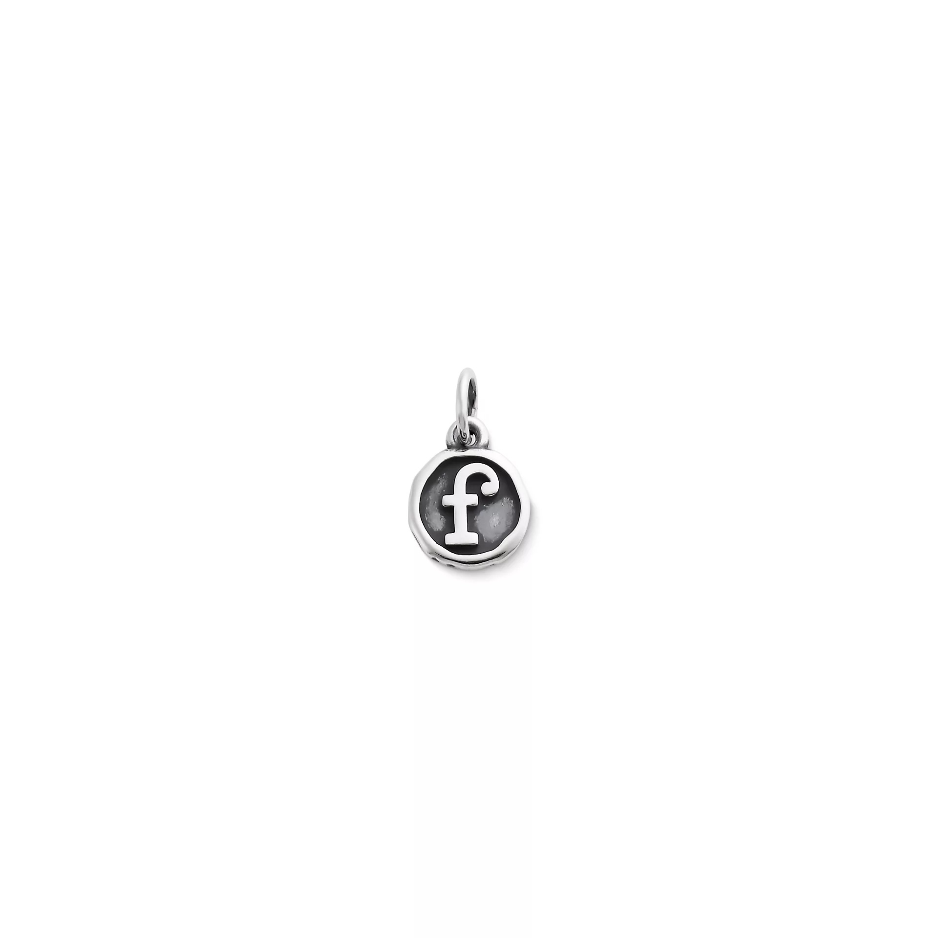 Vintage Type Initial Charm