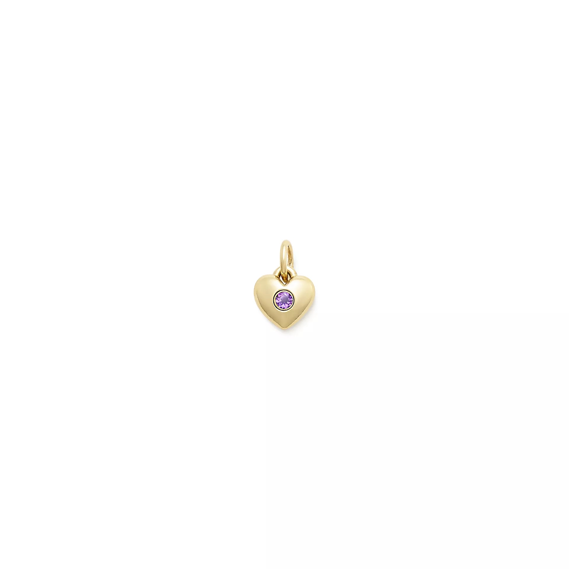 Keepsake Heart Birthstone Charm