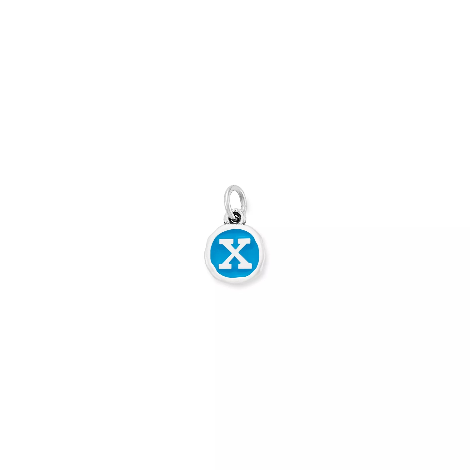 Enamel Initial Disc Charm