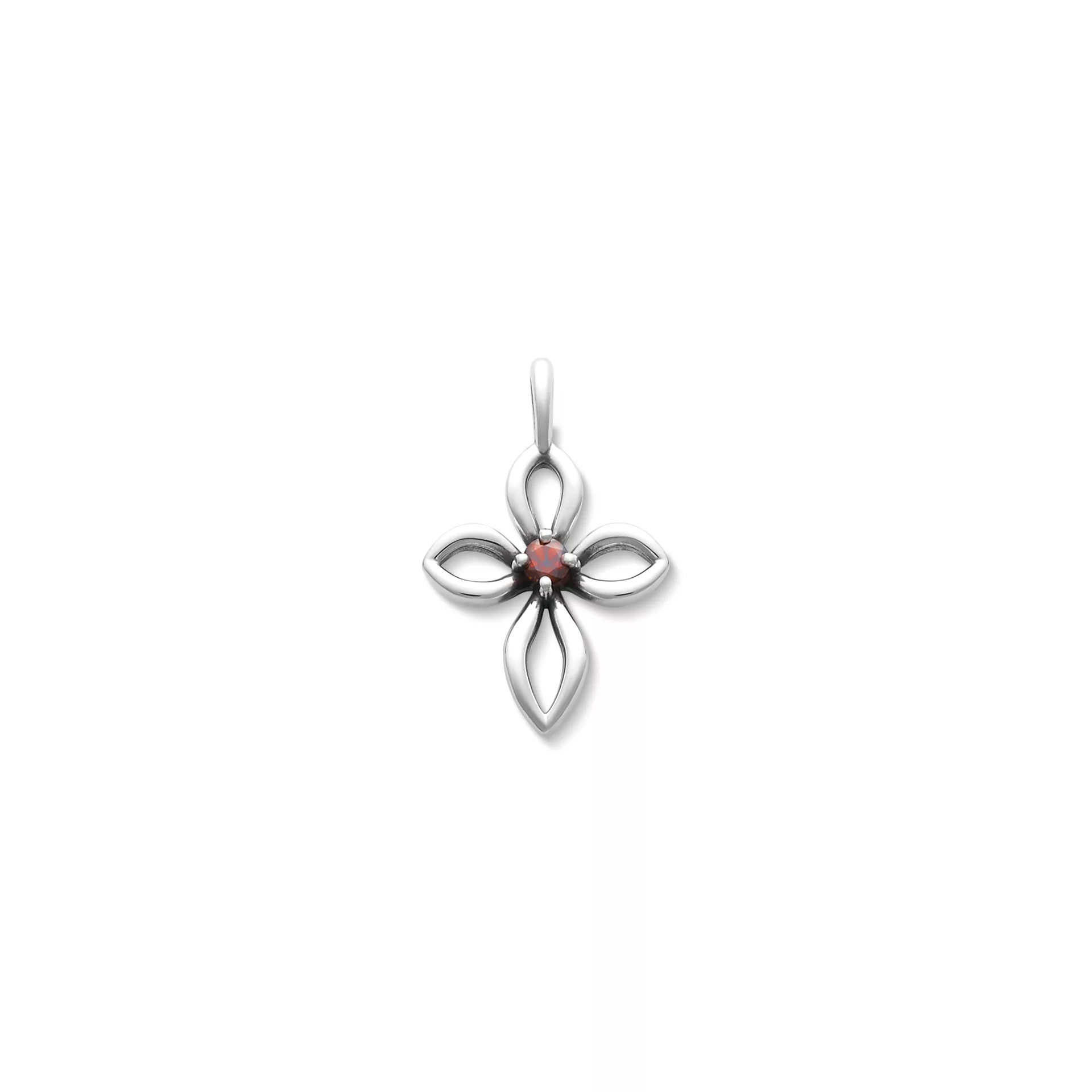 Avery Remembrance Birthstone Cross Pendant