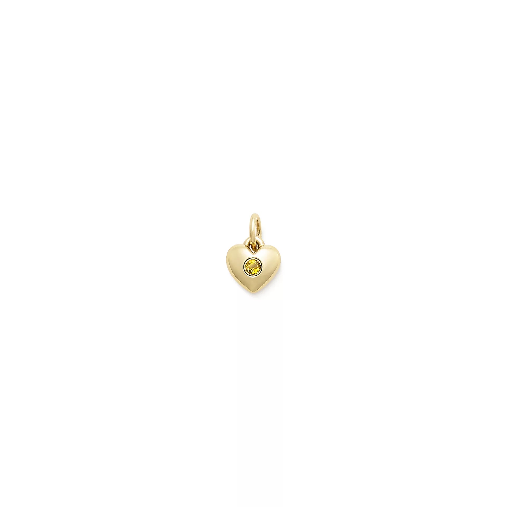 Keepsake Heart Birthstone Charm