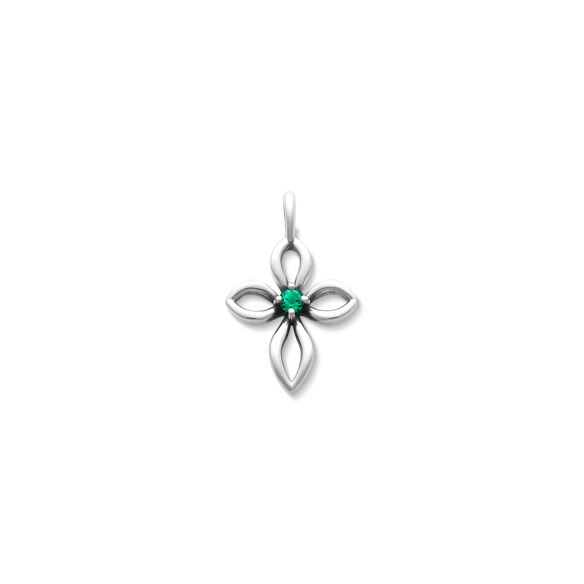 Avery Remembrance Birthstone Cross Pendant