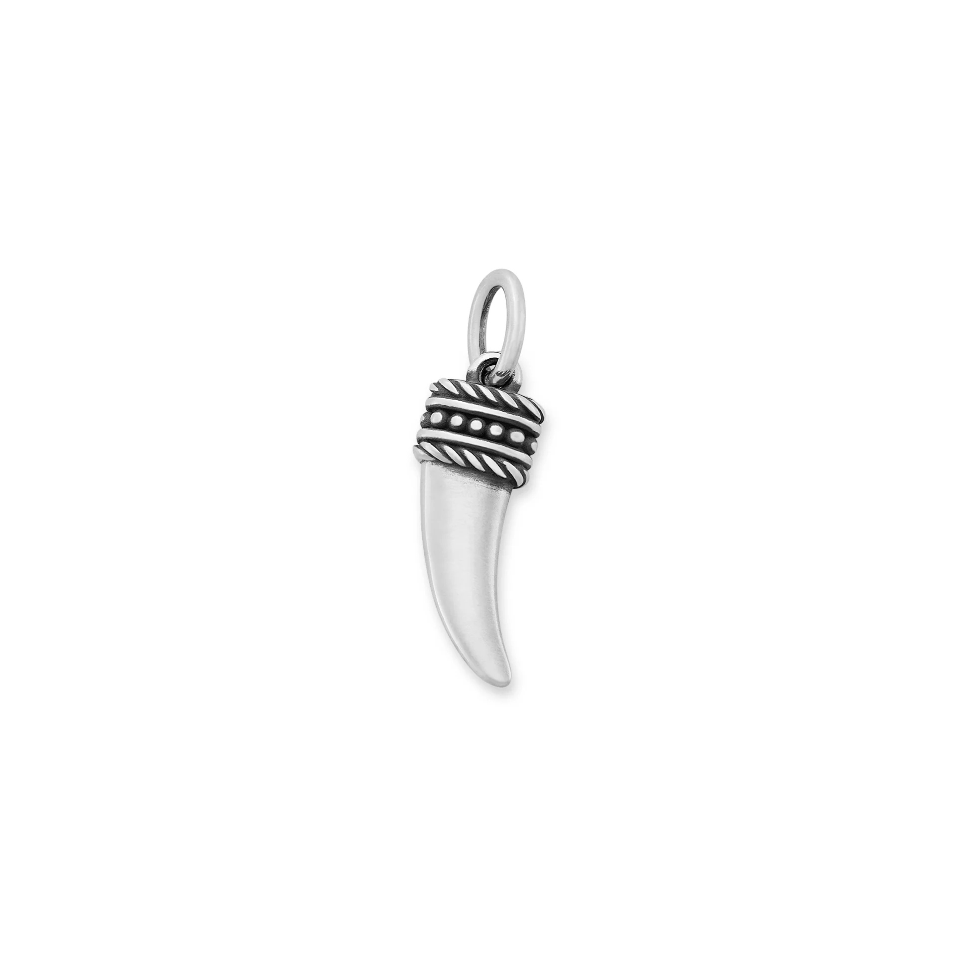Beaded Horn Pendant