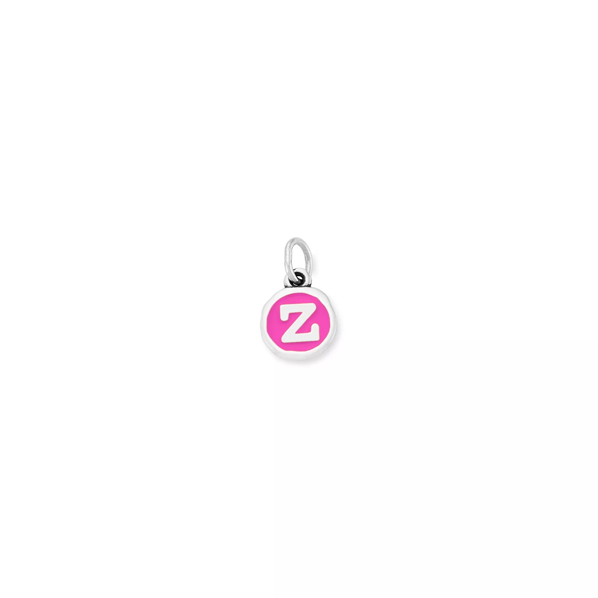 Enamel Initial Disc Charm