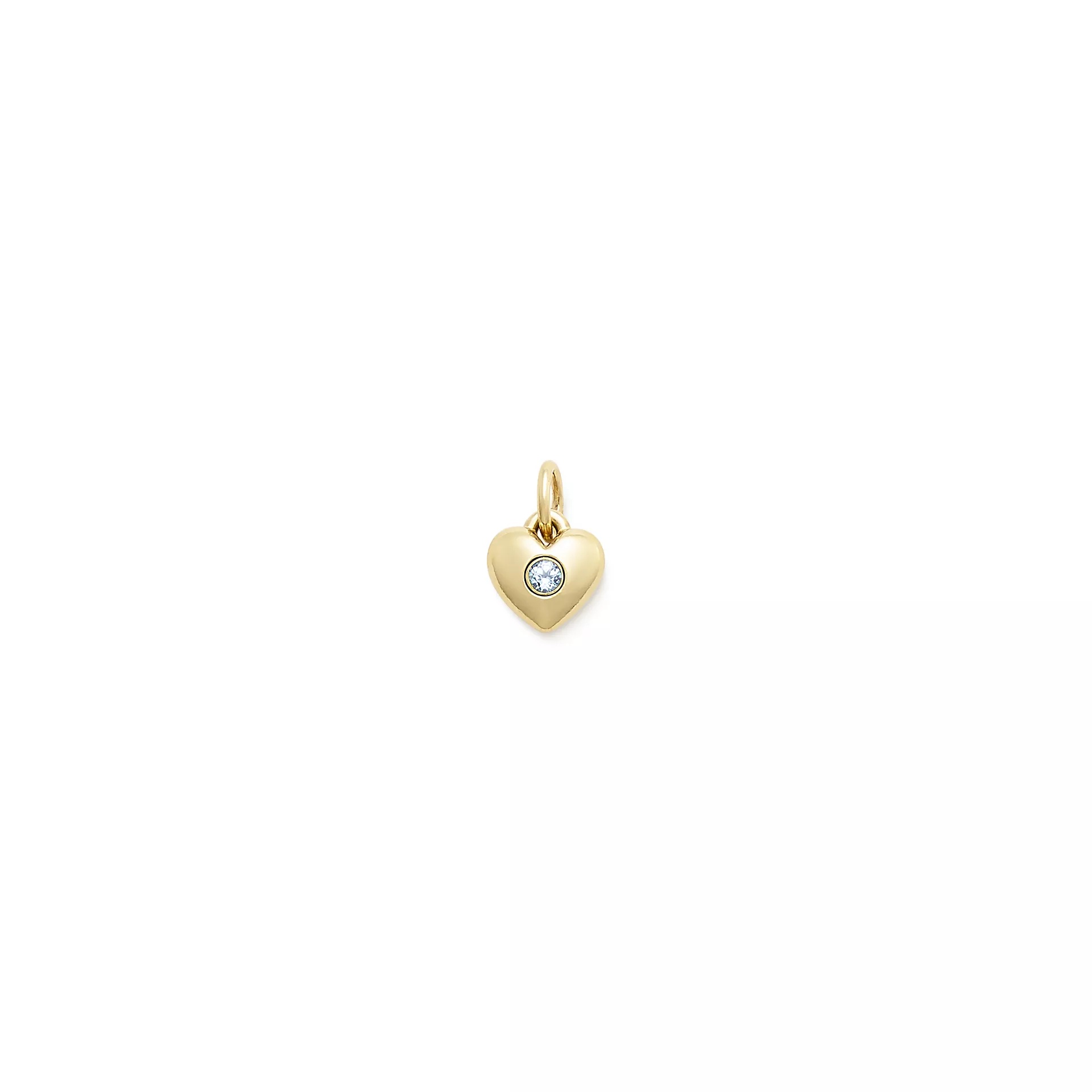 Keepsake Heart Birthstone Charm